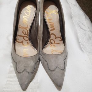 Sam Edelman 7.5 Gray Pumps